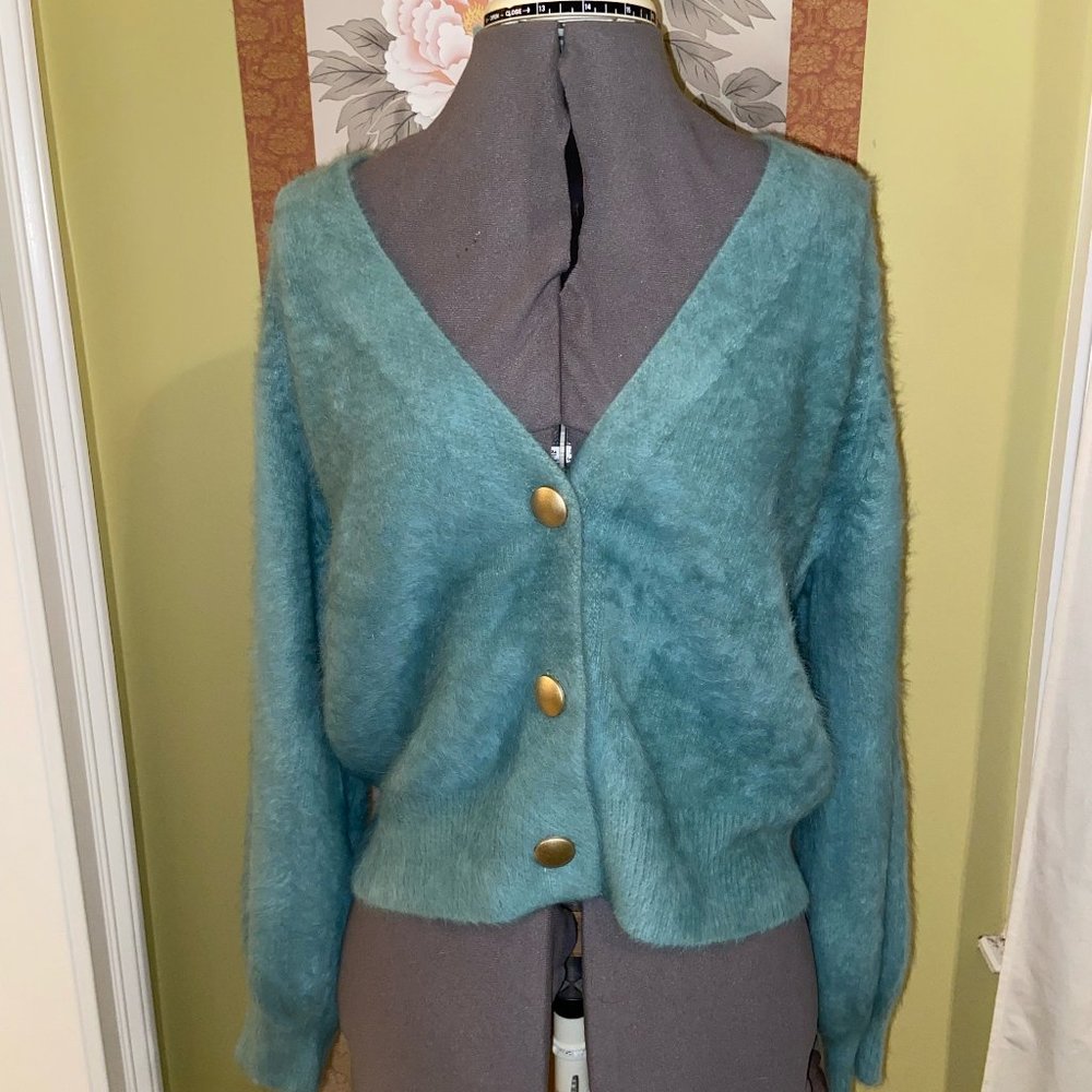 Princess Polly Green Cardigan